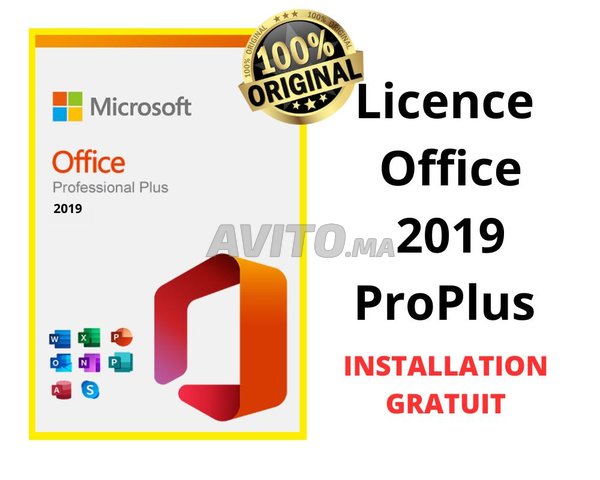 License microsoft Office Pro Plus 2019 permanente 