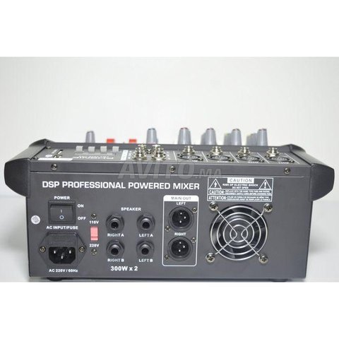 Phonic Table mixage amplifiée 4 Channel 2x 300W - 3