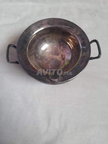 antiquité en métal argenté