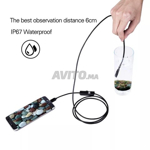 7 mm Endoscope Camera Flexible IP67 Imperméable 6 Maroc