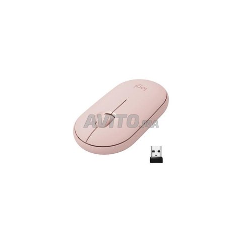 Souris sans fil Logitech Pebble M350 Rose (910-005717) prix Maroc