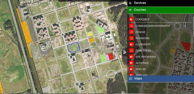 أراضي هكتار واحد ذات 4 واجهات في منطقة B5s1 في النواصر