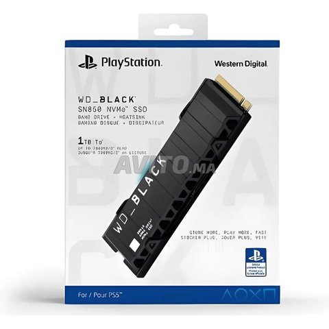 disque WD BLACK SN850 NVMe M2 SSD for PS5 - 1
