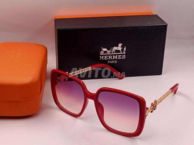 Lunettes Solaire Hermes Pour Femme ac boite Sacs et Accessoires