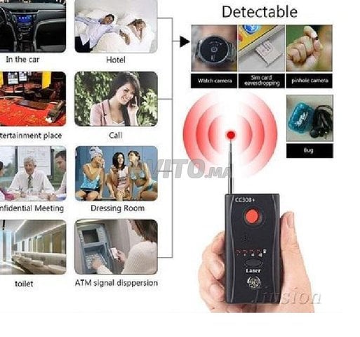 E44 Détecteur micro GSM et caméra espion GPS WIFI - 1