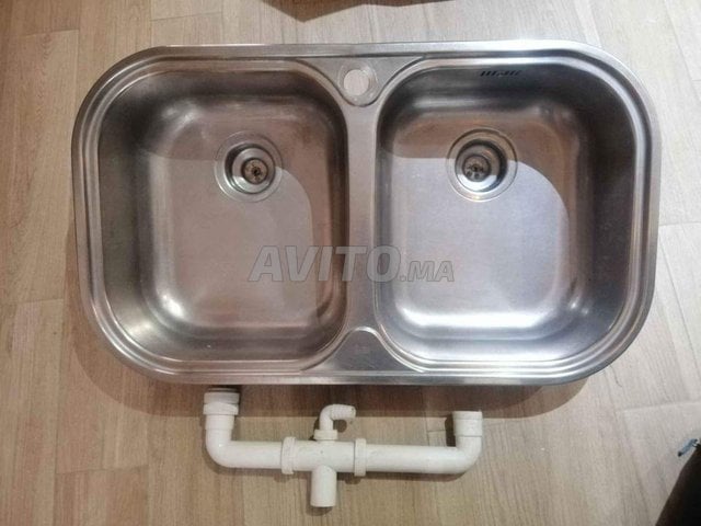 Lavabo Evier de cuisine double