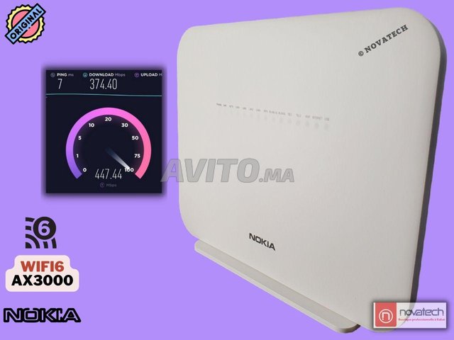 Routeur-Fibre Optique NOKIA G-2426G-A Wifi6-AX3000 - 6