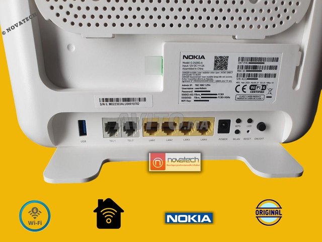 Routeur-Fibre Optique NOKIA G-2426G-A Wifi6-AX3000 - 7