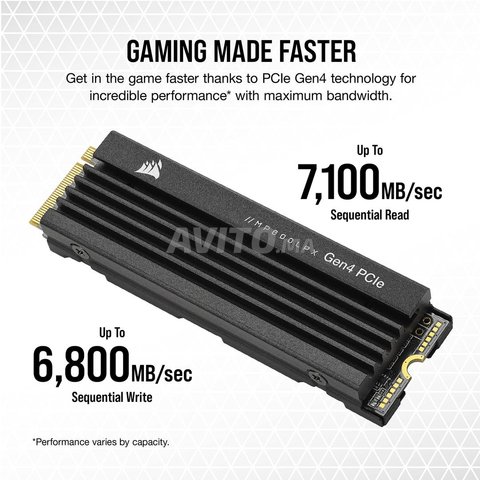  Corsair Force MP600 PRO LPX 2 To ** SSD - 1