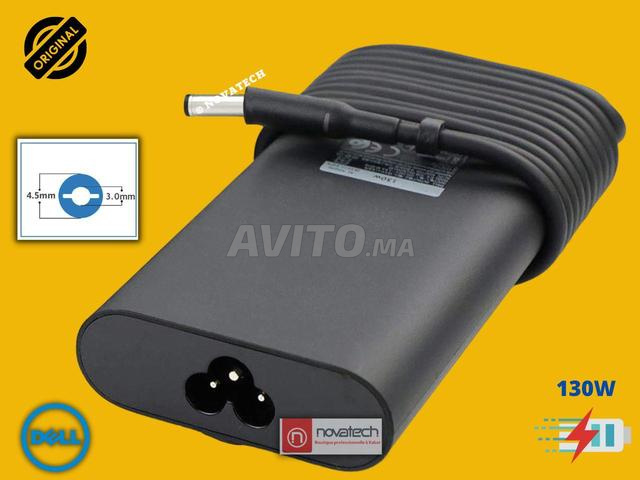 Chargeur original PC Portable Dell / 19.5V 6.67A 130W - 2