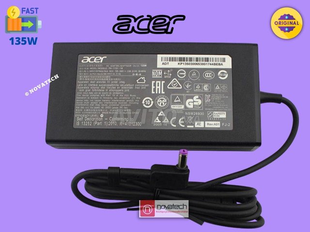 Acer Adaptateur 135W-19V pour Ordinateurs Portables