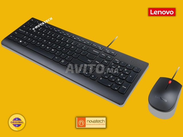 Clavier et souris Filaire Lenovo Essential Wired Combo (AZERTY Français)