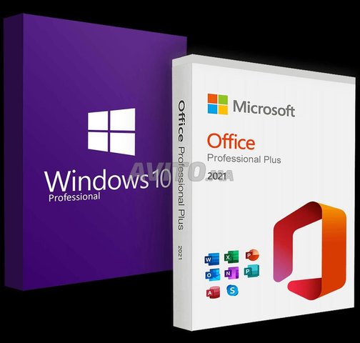Windows 10/11 pro et office 2021 pro plus clé