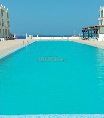 Bel appart piscine vers la mer Agadir Aourir