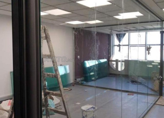 Cloison aluminium et faux plafond amstroung