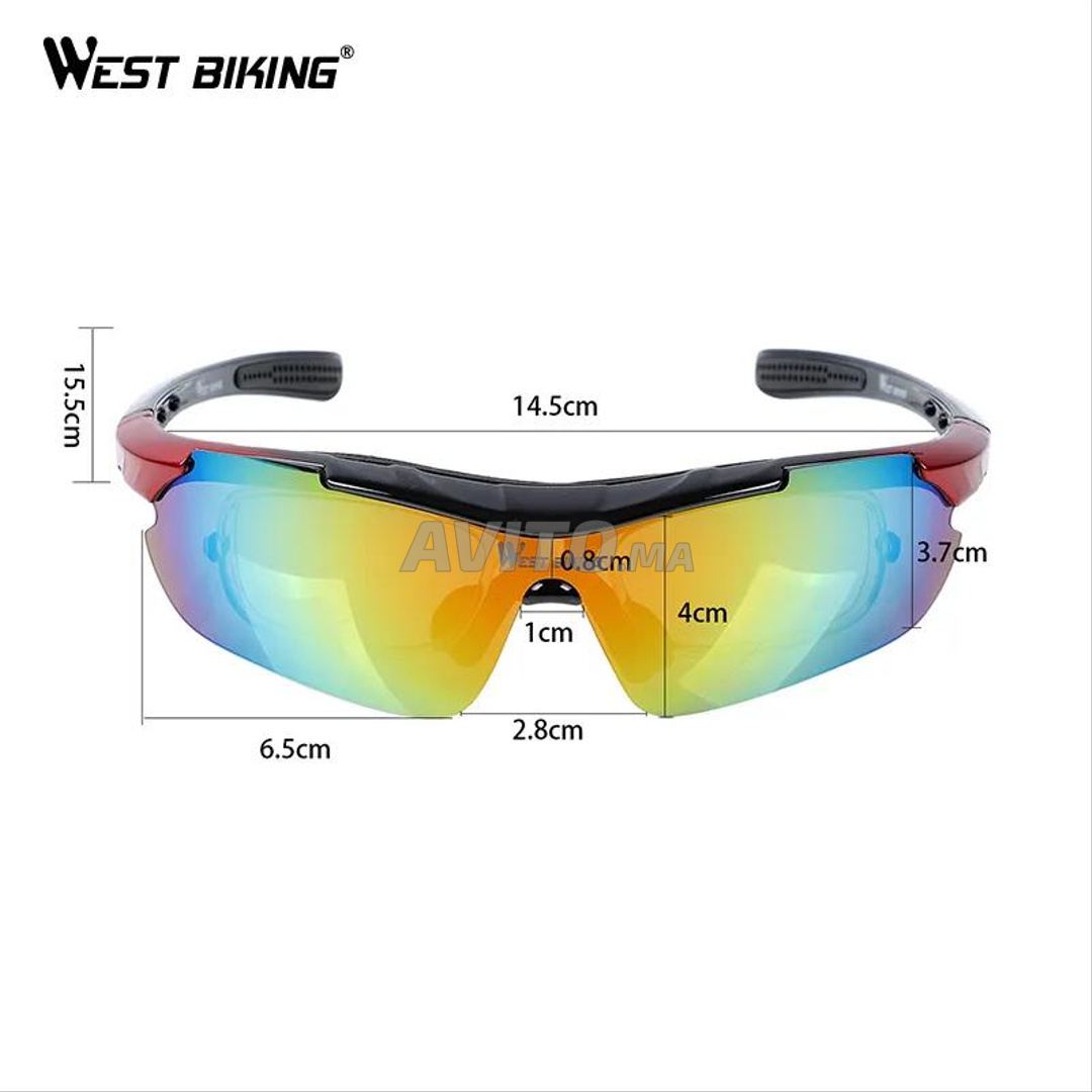 Lunettes de soleil sport polarisées JOGVELO pour Maroc