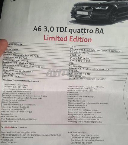 Audi A6 occasion Diesel Modèle 2016