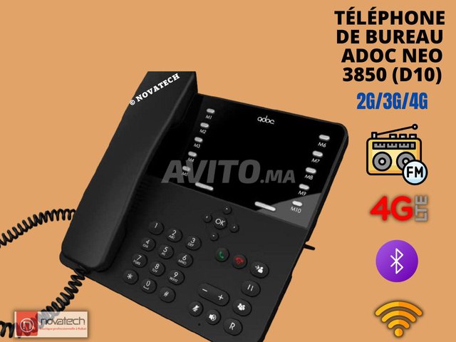 Téléphone de bureau 2G/3G/4G**ADOC Neo 3850 (D10)