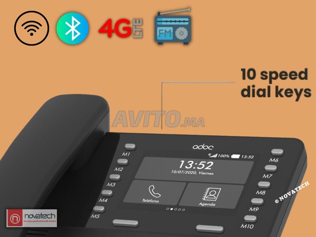 Téléphone de bureau 2G/3G/4G**ADOC Neo 3850 (D10)
