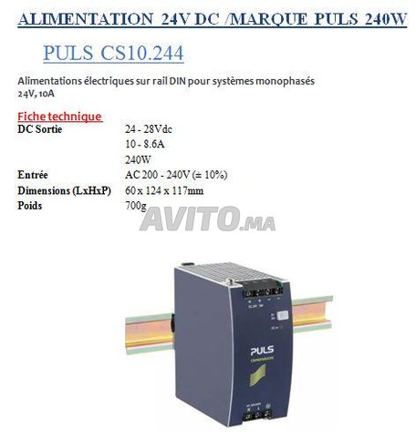 alimentation 24vdc marque puls