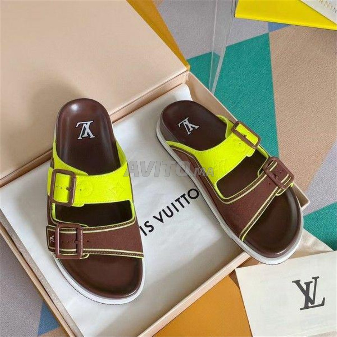 Sandales Louis Vuitton en Cuir Homme, Chaussures à Casablanca