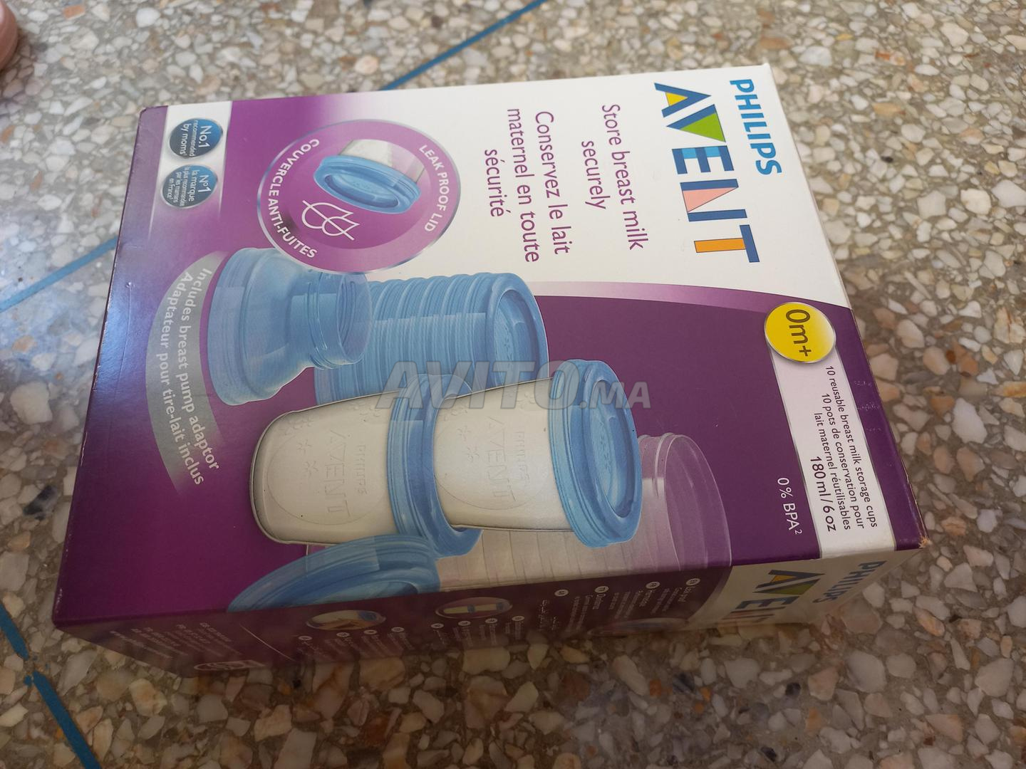 Lansinoh Pots de conservation du lait maternel x4 au Maroc - Baby And Mom