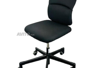 Chaise à roulette bureau Steelcase lets'b noir