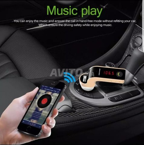 Car G7 Transmetteur Bluetooth pour voiture / Lecteur Musique MP3