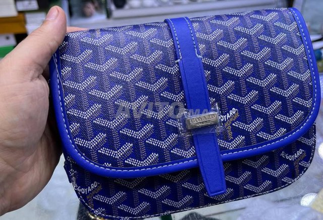 Pochette discount goyard bleu