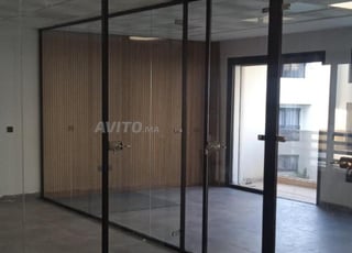 Cloison aluminium et faux plafond amstroung