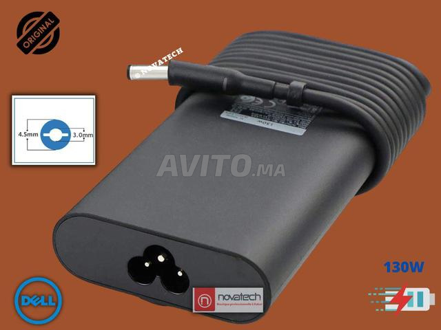 Chargeur original PC Port. Dell/19.5V 6.67A 130W - 2