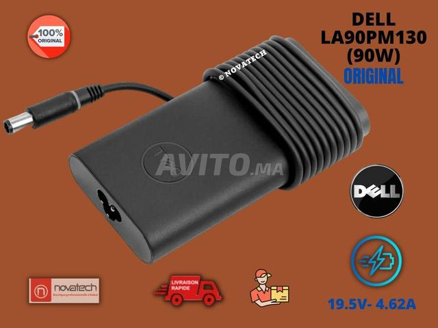 شاحن PC محمول Dell /19.5V 4.62A 90W أصلي