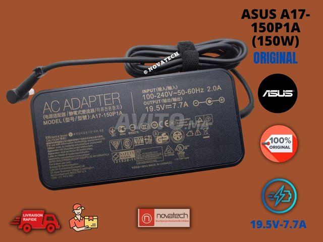 Chargeur/adaptateur Asus*150W*19.5V-7.7A Original, Accessoires  informatique et Gadgets à Rabat