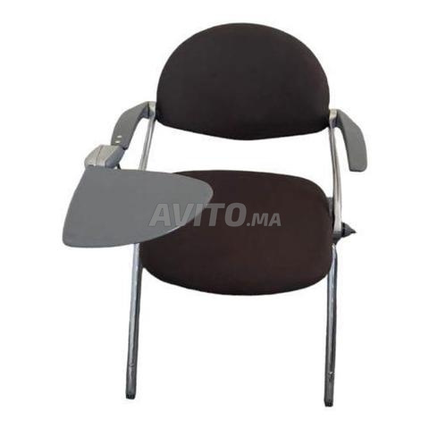 Lot deux Chaises empilable avec tablette - 2