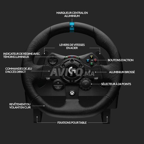 LOGITECH G29 Driving Force Volant de Course - Compatible PS5 - PS4 et PC  sur marjanemall aux meilleurs prix au Maroc
