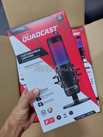 Hyperx QuadCAST S Noire - Microphone