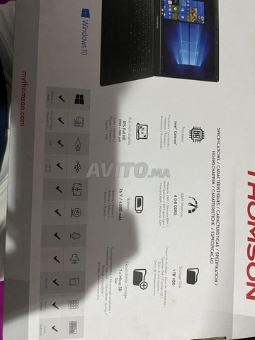 PC Portable THOMSON, كمبيوتر محمول ب مكناس