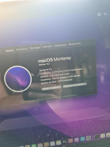 MAC BOOK PRO i5