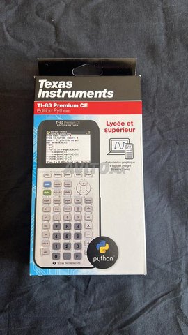 Calculatrice graphique Python Texas Instrument - Lycée - TI-83 Premium CE  Edition Python
