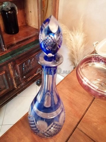 carafe en Crystal BLEU ROI 