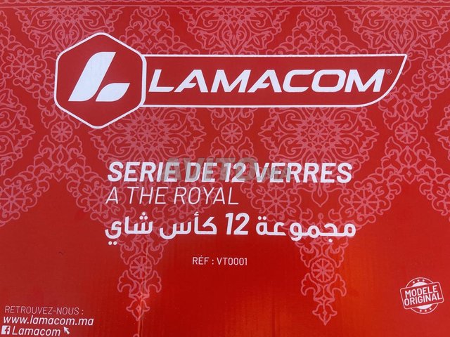 Série de 12 verres à thé - Lamacom