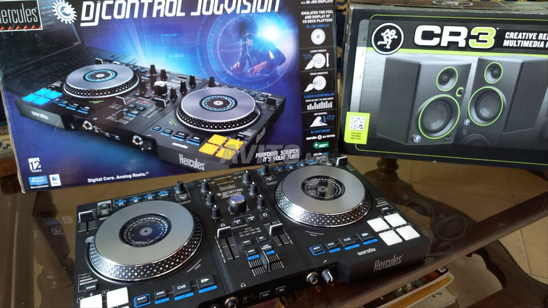 Table de mixage Hercules DJ Control Jogvision, Table de mixage
