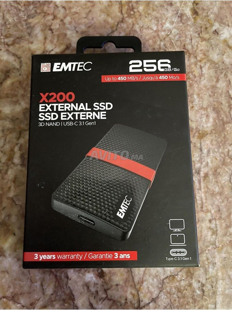 EMTEC SSD Power Plus X200 - Disque dur externe SSD - 512 Go - USB