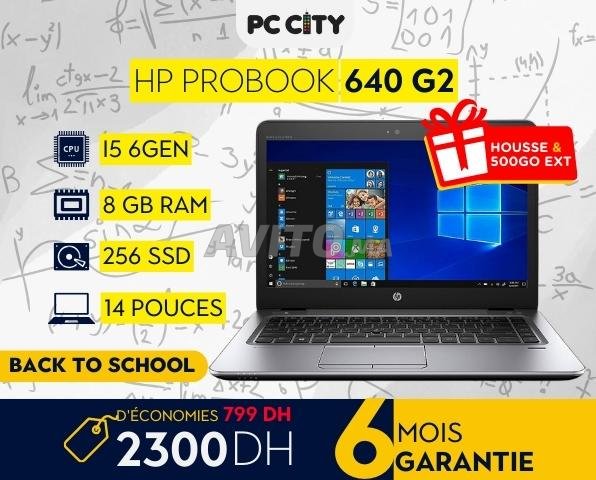 PROMO HP PROBOOK 640 G2 & HOUSSE et 500GO EXT - 1
