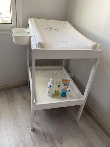Matelas a langer en bois massif