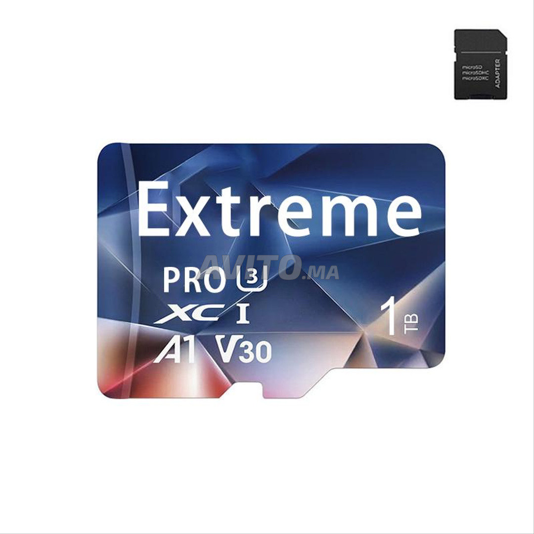 Carte micro SD SanDisk 1TB Extreme Pro Class 10 pour Maroc