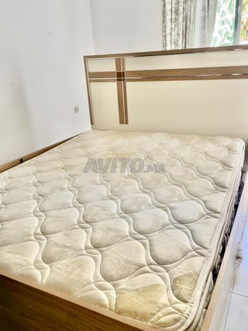 Cadre Lit Coiffeuse 2 Tables de nuit