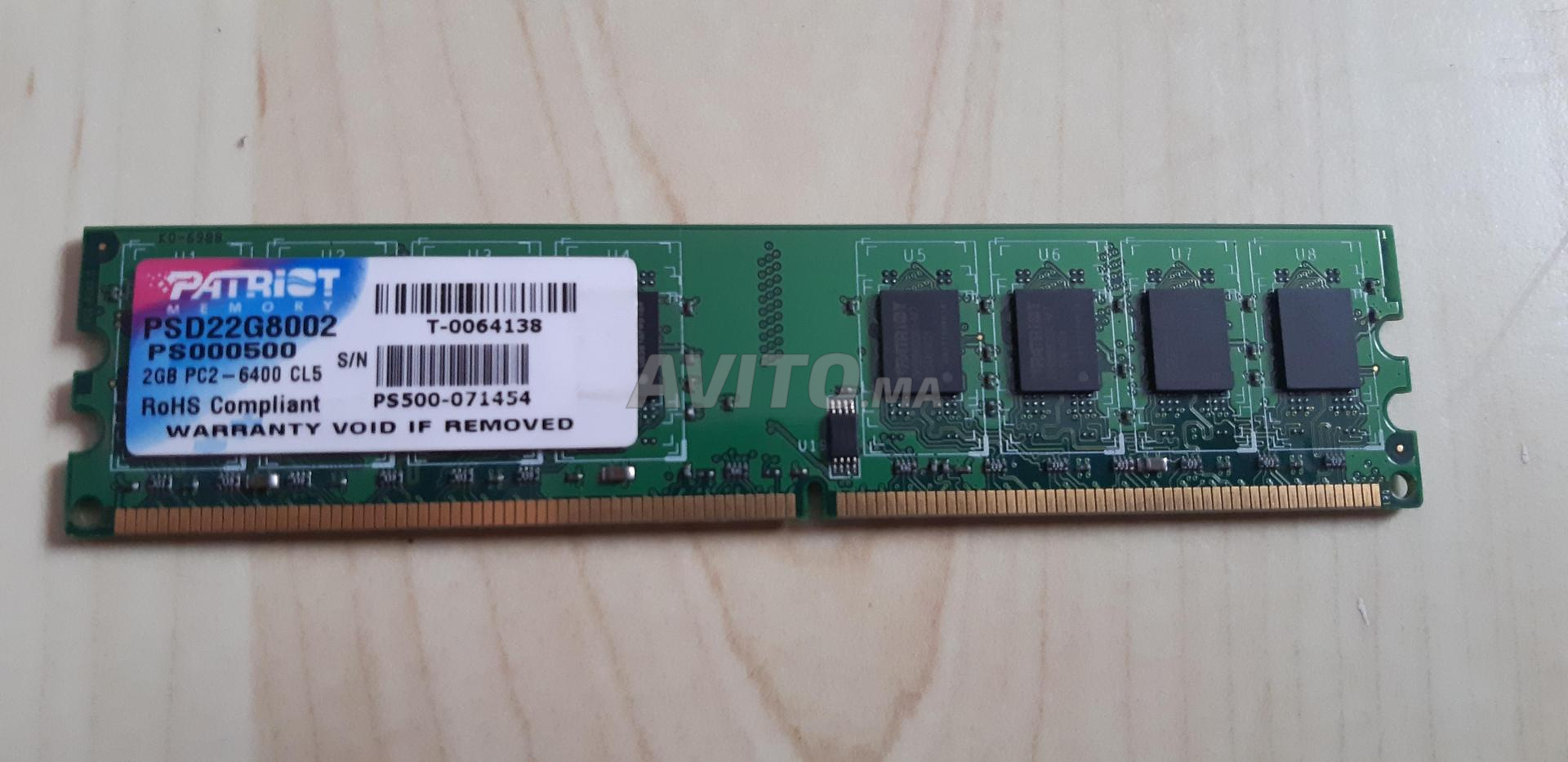 Ram ddr3 8go pas cher à vendre au Maroc : (7 Annonces)