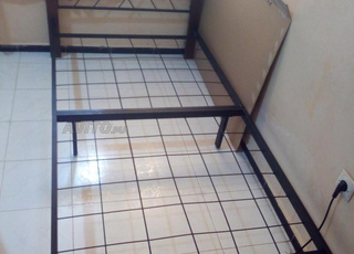 Lit métallique 1 place en fer forgé