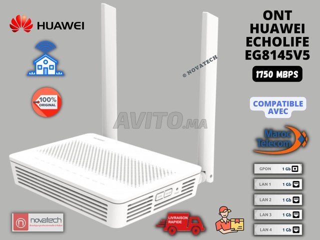 Routeur-Fibre Optique-Wifi AC1750 HUAWEI EG8145V5